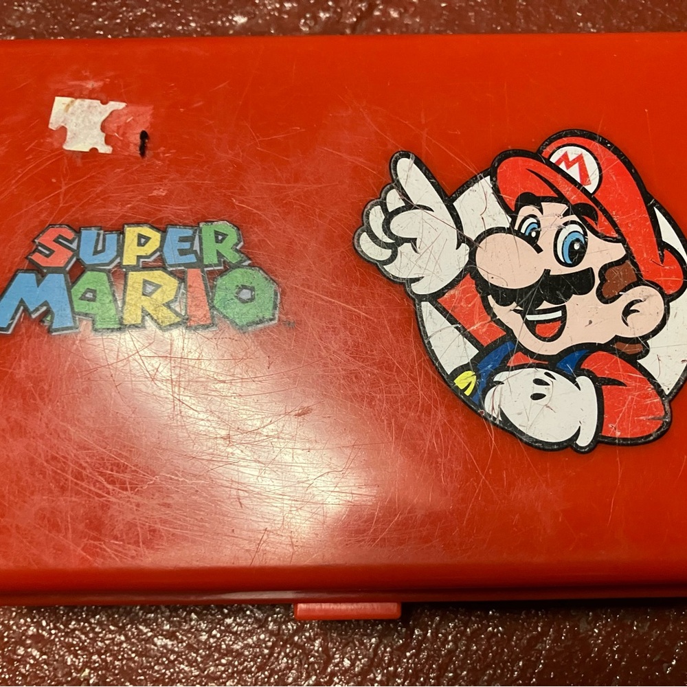 Super Mario Red Pencil Case